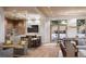 Open and bright community space with kitchen, seating and dining areas at 126 4Th Ne Ave # 1302, St Petersburg, FL 33701