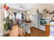 Small galley kitchen with white appliances at 225 35Th N St, St Petersburg, FL 33713