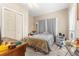 Bedroom with double bed and closet at 225 35Th N St, St Petersburg, FL 33713
