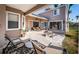 Outdoor patio with seating area and fire pit at 5944 Bay S Dr, Gulfport, FL 33707