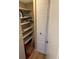 Well-organized pantry with ample shelving for storage at 6268 Palma Del Mar Blvd S # 215, St Petersburg, FL 33715