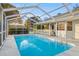 Sparkling screened pool, perfect for relaxation at 8404 Millwood Dr, Hudson, FL 34667
