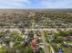 Aerial view of the property and surrounding neighborhood at 2516 Roberta St, Largo, FL 33771