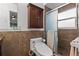 Bathroom with shower, toilet, and updated vanity at 2516 Roberta St, Largo, FL 33771