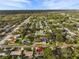 Aerial view showing home's location in a residential neighborhood at 2516 Roberta St, Largo, FL 33771