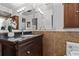 Bathroom with dark vanity and tile flooring at 2516 Roberta St, Largo, FL 33771