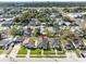 Aerial view showing a house and surrounding neighborhood at 2714 W Walnut St, Tampa, FL 33607