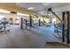 Well-equipped fitness center with a variety of exercise machines and plenty of open space at 4900 Brittany S Dr # 314, St Petersburg, FL 33715