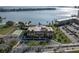 Aerial view showing community amenities and waterfront location at 4900 Brittany S Dr # 314, St Petersburg, FL 33715