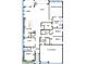 Detailed floor plan showcasing the layout of the home including 4 bedrooms and 3 bathrooms at 18096 Foxtail Loop, Venice, FL 34293