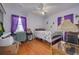 Bedroom with full-size bed and hardwood floors at 1840 21St N Ave, St Petersburg, FL 33713