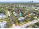 Aerial view showing home's location in a residential neighborhood at 1840 21St N Ave, St Petersburg, FL 33713