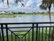 Balcony overlooking a serene lake and golf course at 29254 Bay Hollow Dr # 3262, Wesley Chapel, FL 33543