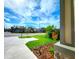 Landscaped front yard with a view of the street at 3033 54Th N Ave, St Petersburg, FL 33714