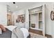 Bedroom with a large closet and a stylish dresser at 3035 1St S Ave, St Petersburg, FL 33712