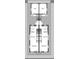 Detailed floor plan showing the layout of the main level of the house at 3035 1St S Ave, St Petersburg, FL 33712
