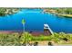 Private dock with covered boat lift at 518 Riverside Dr, Tarpon Springs, FL 34689