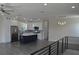 Modern kitchen with stainless steel appliances and a large island at 3915 W Robson St, Tampa, FL 33614
