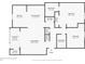 Floor plan showing layout and room dimensions at 3970 37Th S St # 14, St Petersburg, FL 33711