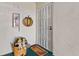 Condo entry with security door and autumnal decor at 3970 37Th S St # 14, St Petersburg, FL 33711
