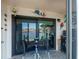 Screened porch provides water views and outdoor seating at 7600 Sun Island S Dr # 107, South Pasadena, FL 33707