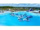 Expansive lagoon with water activities and beach area at 8968 Parsons Hill Blvd, Wesley Chapel, FL 33545