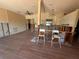 Living room undergoing renovation with new flooring at 17444 2Nd E St, Redington Shores, FL 33708