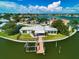 Waterfront home with private dock and lush landscaping at 17444 2Nd E St, Redington Shores, FL 33708