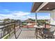 Balcony view overlooking the canal, with outdoor seating and a beautiful day view at 1954 Iowa Ne Ave, St Petersburg, FL 33703