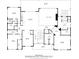 Detailed floor plan showcasing multiple bedrooms, balconies, and living areas of a spacious home at 1954 Iowa Ne Ave, St Petersburg, FL 33703