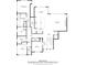 Detailed floor plan showing the layout of a spacious home, including bedrooms and living areas at 1954 Iowa Ne Ave, St Petersburg, FL 33703