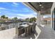 Spacious covered patio featuring outdoor dining and barbecue area with canal view at 1954 Iowa Ne Ave, St Petersburg, FL 33703