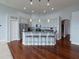 Modern kitchen with stainless steel appliances and an island with seating at 2622 Bonterra Blvd, Valrico, FL 33594