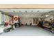 Garage with various storage items and tools neatly organized at 2622 Bonterra Blvd, Valrico, FL 33594