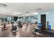 Fitness center with various cardio and weight equipment at 345 Bayshore Blvd # 1104, Tampa, FL 33606