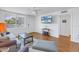 Living room with hardwood floor and comfortable furniture at 4715 Bay Ne St # 227, St Petersburg, FL 33703