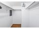 Large closet with double hanging rods and shelving at 4715 Bay Ne St # 227, St Petersburg, FL 33703