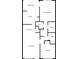 Detailed floor plan showcasing the layout, including the kitchen, living room, bedrooms, and bathrooms at 4915 Bay Ne St # 122, St Petersburg, FL 33703