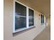 Exterior view of condo building showcasing windows and doors at 4915 Bay Ne St # 122, St Petersburg, FL 33703