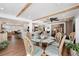Dining room featuring a glass table with seating for six at 910 Oakwood Dr, Largo, FL 33770