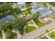 Aerial view showing the property's location in a residential area at 1015 Snell Isle Ne Blvd, St Petersburg, FL 33704