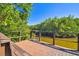 Wooden deck overlooking tranquil waterway at 1827 Pine Cone Cir, Clearwater, FL 33760