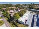 Aerial view showcasing building and landscaping at 1827 Pine Cone Cir, Clearwater, FL 33760