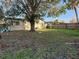 Large backyard with mature trees and grass at 5018 Chancellor Ne St, St Petersburg, FL 33703