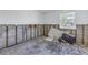 Bathroom under renovation with exposed walls and flooring at 7951 Gulf Blvd, St Pete Beach, FL 33706