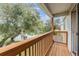 Balcony with lake view at 9016 Shallowford Ln # 202, Port Richey, FL 34668