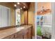 Guest bathroom with vanity and access to bedroom at 101 12Th E St, Tierra Verde, FL 33715