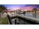 Private boat dock with lift, perfect for enjoying waterfront living at 101 12Th E St, Tierra Verde, FL 33715