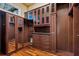 Custom designed walk-in closet with built-in shelving and drawers at 101 12Th E St, Tierra Verde, FL 33715