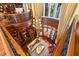 High-end library with built-in bookshelves and stunning water views at 101 12Th E St, Tierra Verde, FL 33715